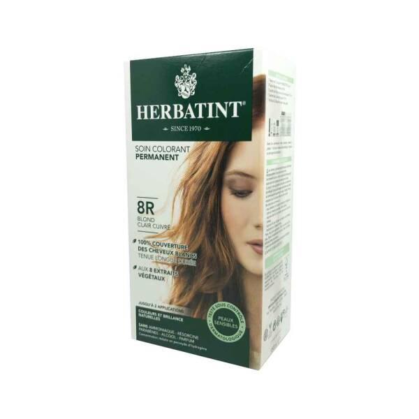 Herbatint Herbal Hair Dye - Natural Light Copper Blonde, Ammonia & Paraben-Free, Nourishing Hair Color