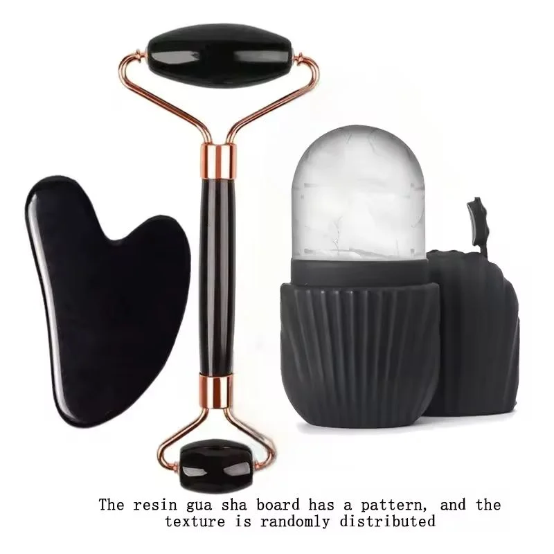 1/2/3pcs Ice Face Roller Facial Skincare Ice Roller Set,Facial Roller GuaSha FaceTool Set,Face Massage Roller Lifting Contouring.