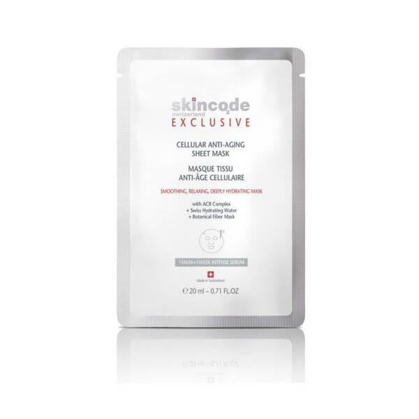 Skincode Anti-Aging Sheet Mask for Youthful Skin - Hydrating, Anti-Wrinkle Face Mask, 20ml