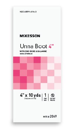 Unna Boot with Zinc Oxide & Calamine 4" x 10 Yds - 2069