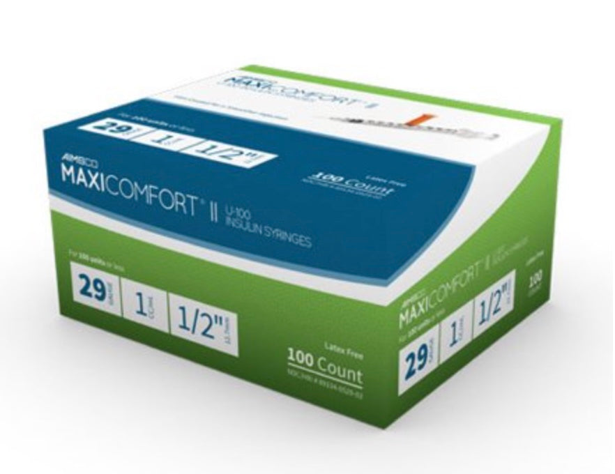 Bulk Buys! MHC Medical AIMSCO® Standard Insulin Syringe with Needle