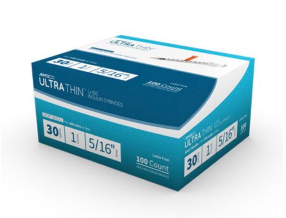 Bulk Buys! MHC Medical AIMSCO® Standard Insulin Syringe with Needle
