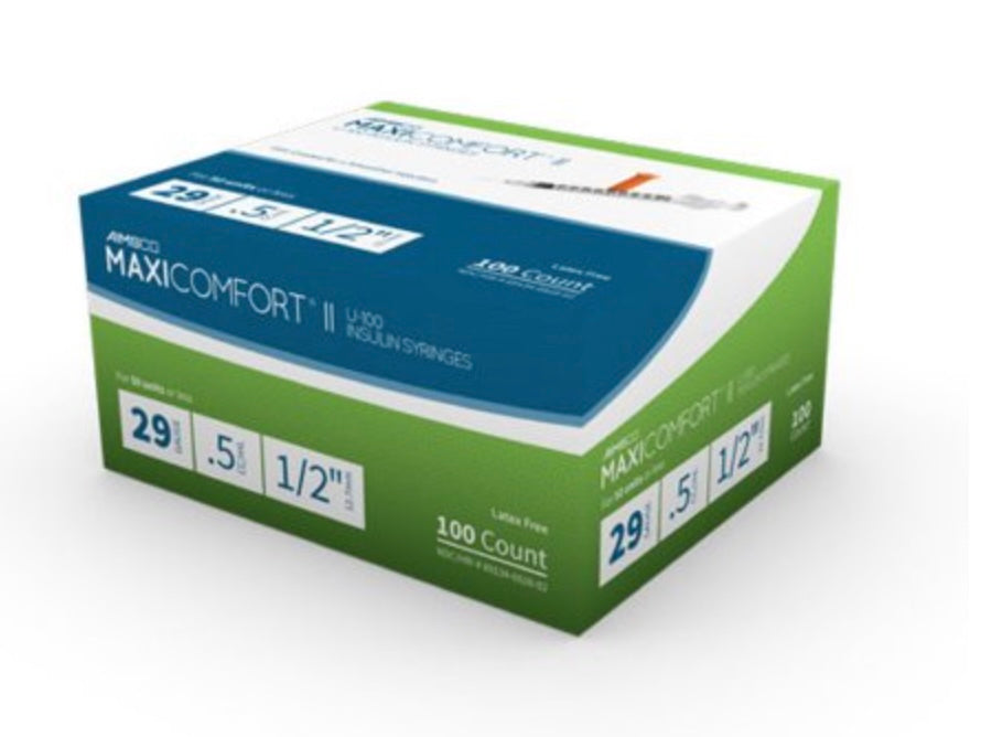 Bulk Buys! MHC Medical AIMSCO® Standard Insulin Syringe with Needle