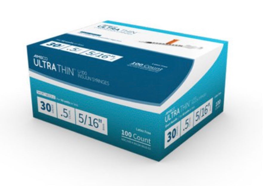Bulk Buys! MHC Medical AIMSCO® Standard Insulin Syringe with Needle