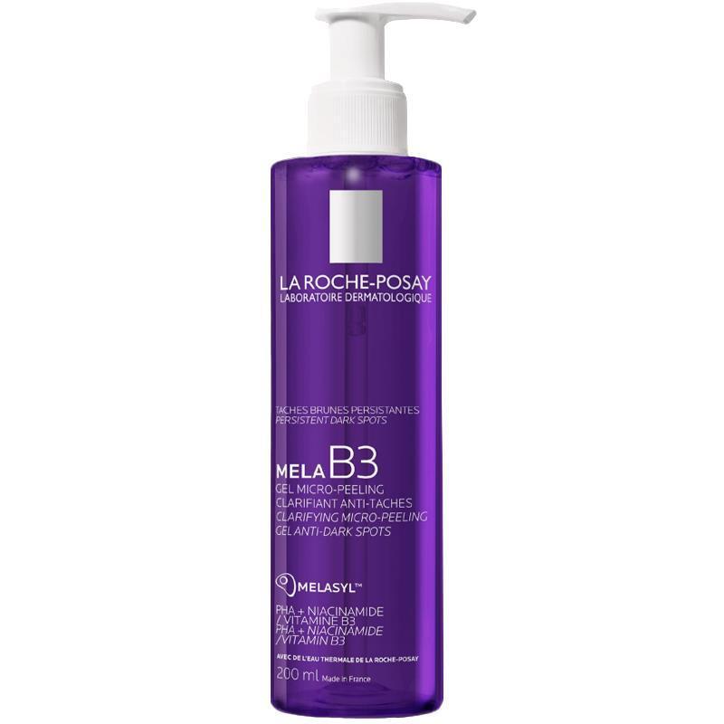 La Roche Posay Mela B3 Dark Spot Correcting Cleansing Gel - Niacinamide & Melasyl for Face & Body, 6.76 fl oz