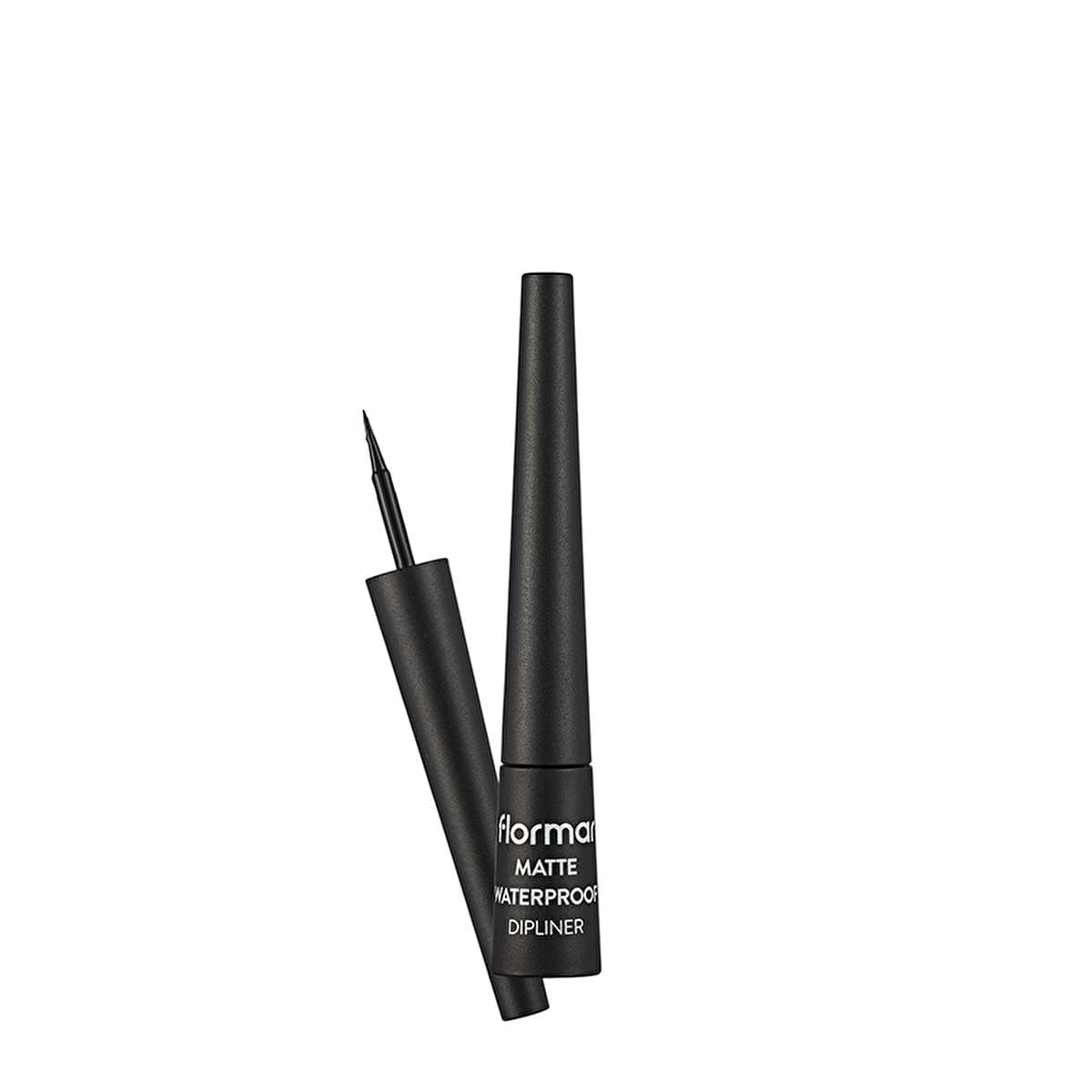 Flormar Matte Waterproof Liquid Eyeliner for Precise, Dramatic Eye Look - Black