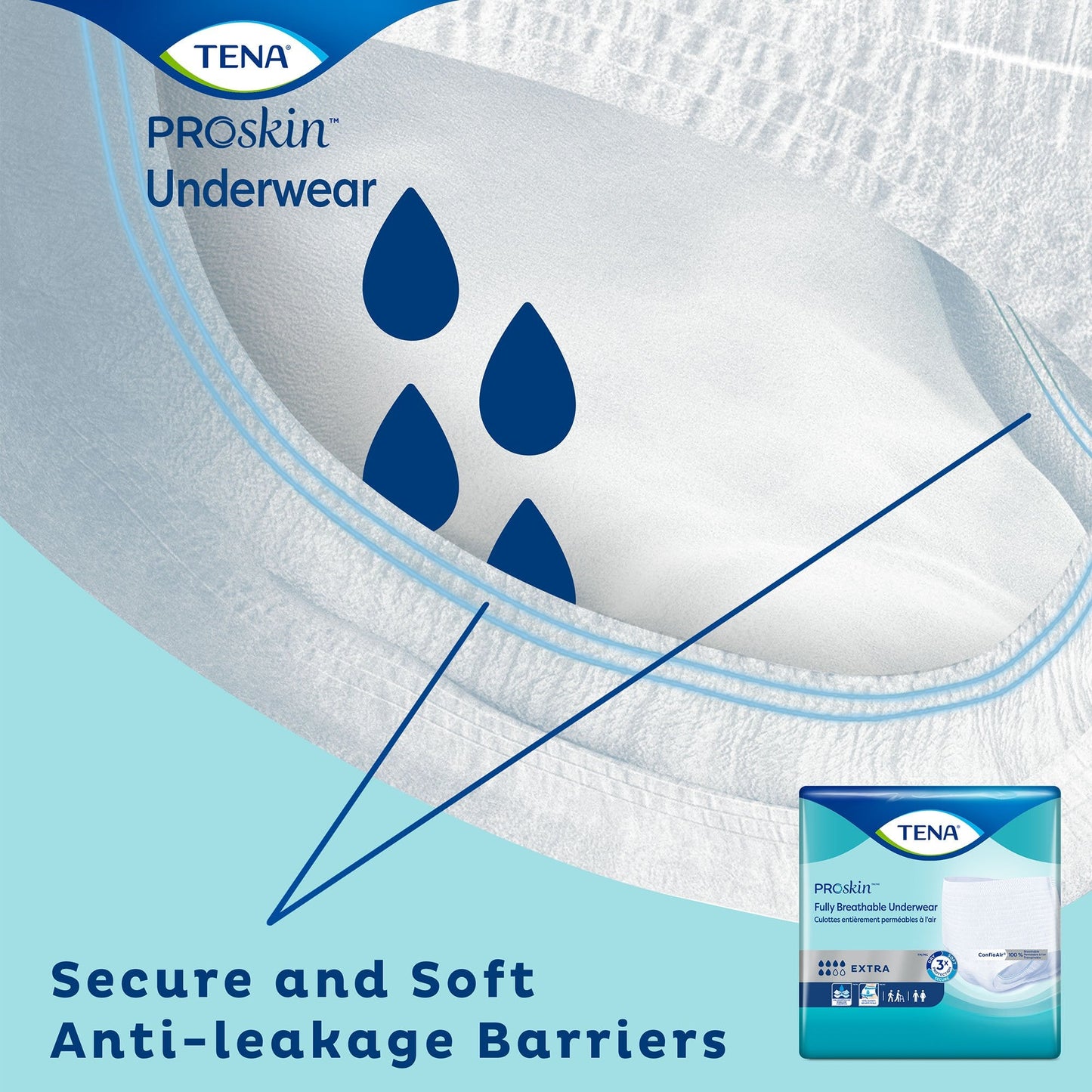 Tena® ProSkin™ Extra Absorbent Underwear, Medium 72232