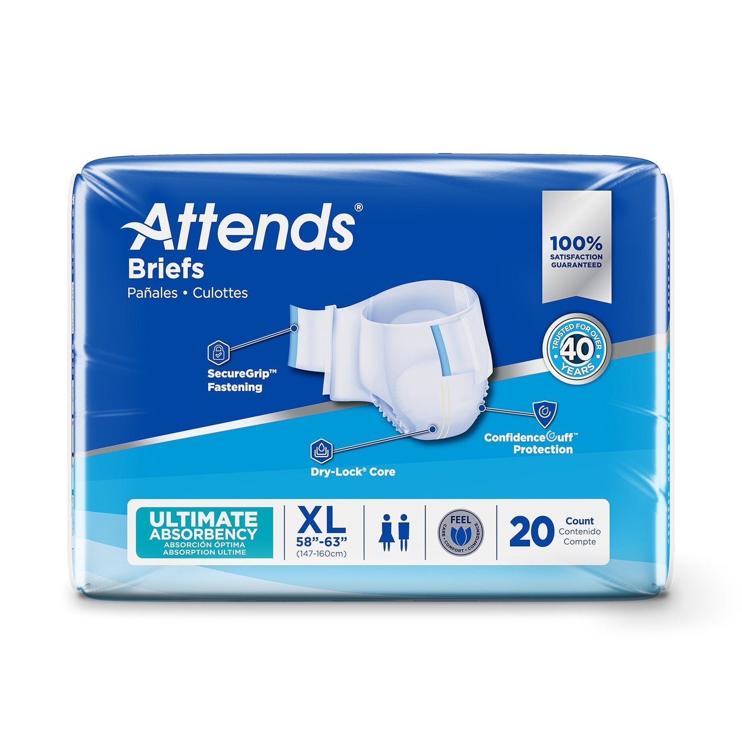 Attends® Advanced Briefs, X-Large DDC40