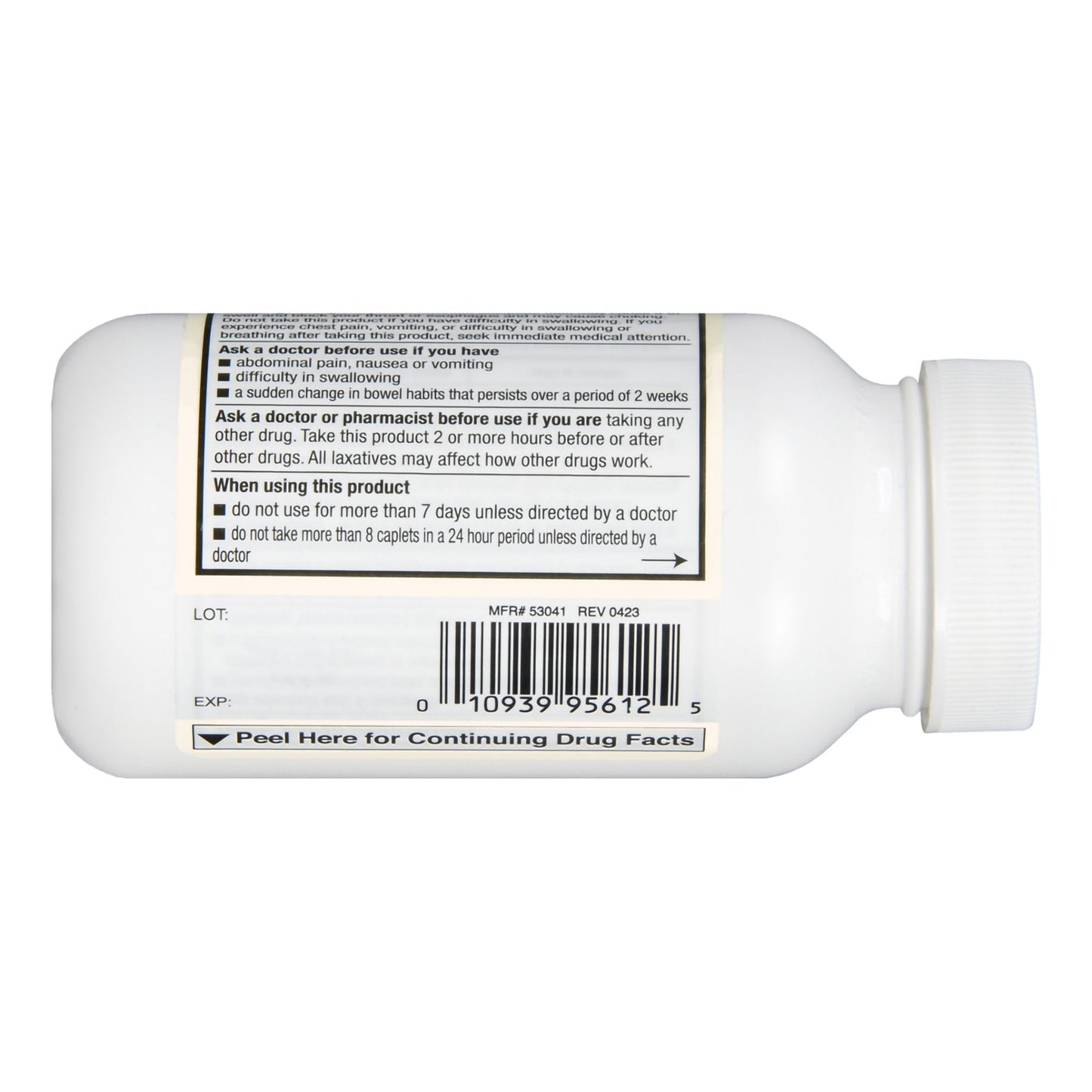 Foster & Thrive™ Fiber Laxative Calcium Polycarbophil 625 mg Caplets 70677108301