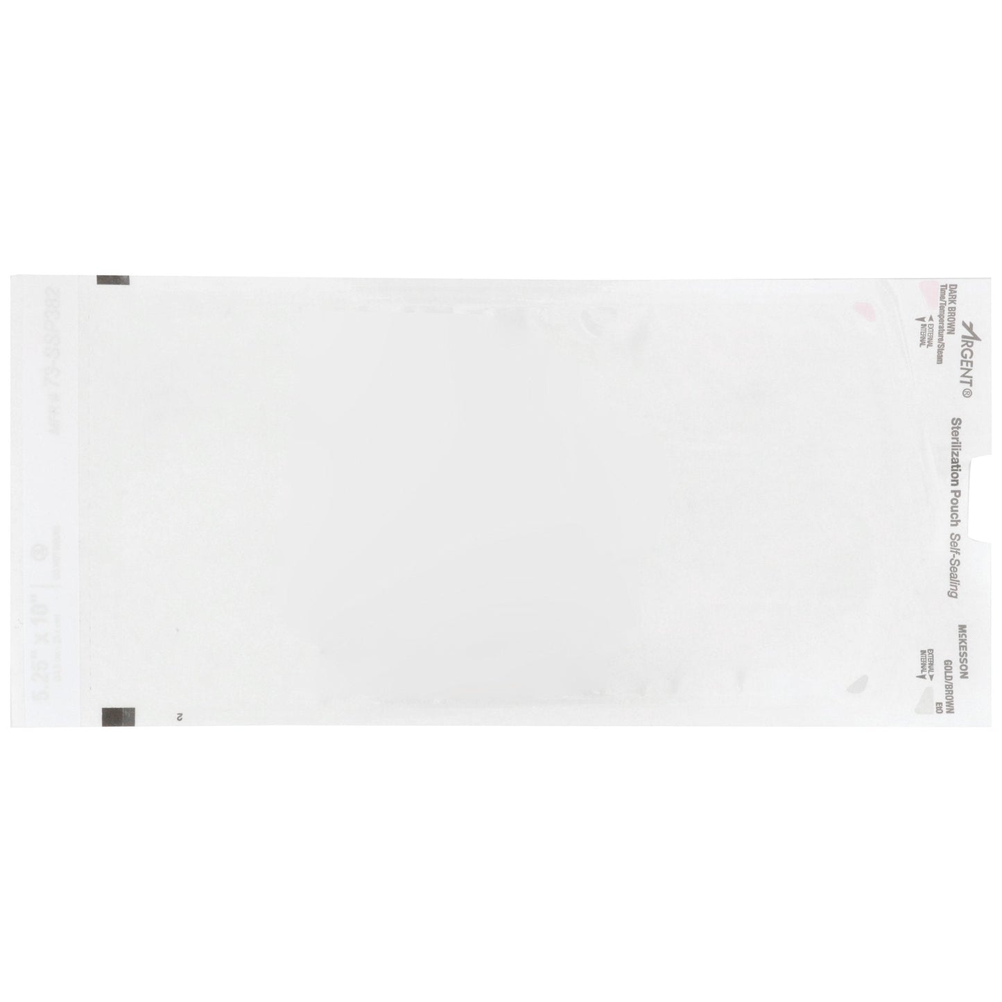 McKesson Argent® Sure-Check® Sterilization Pouch, 5-1/4 x 10 Inch 73-SSP382