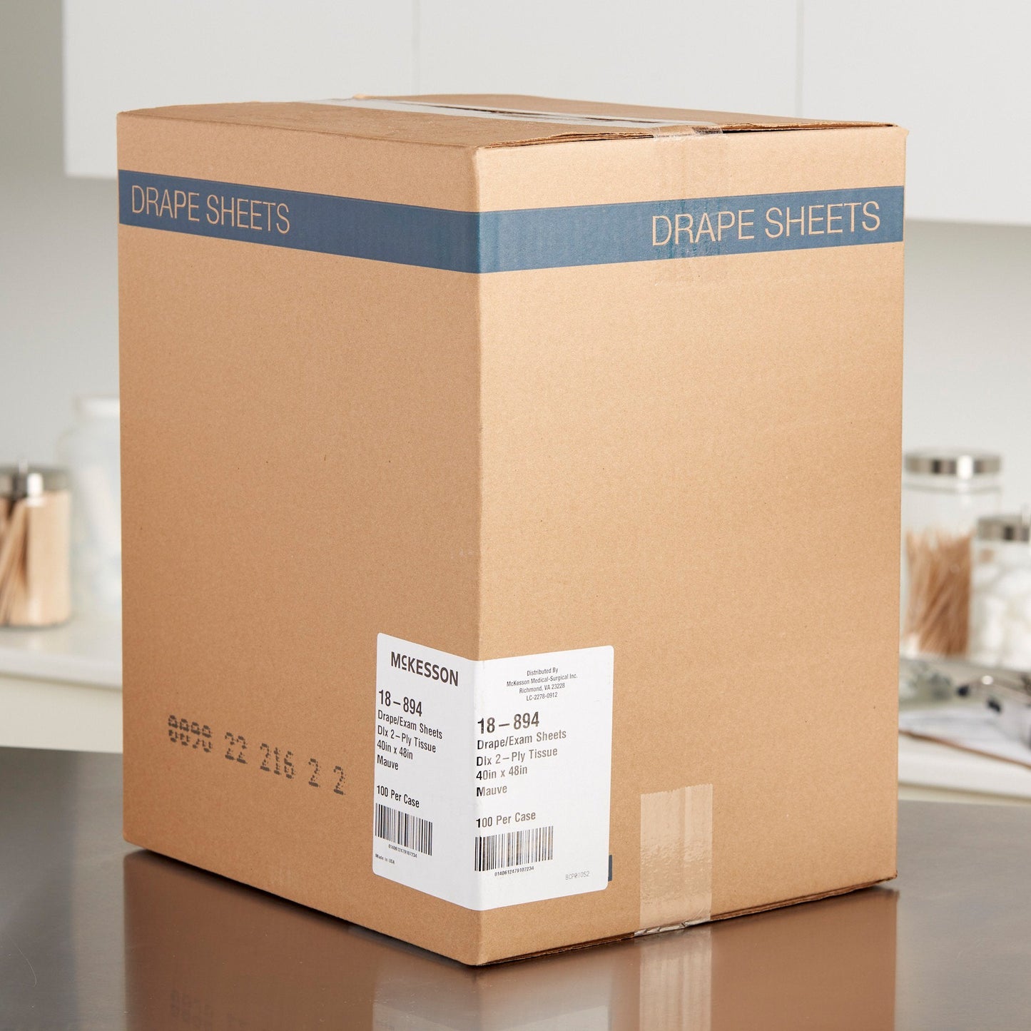 McKesson Nonsterile Physical Exam Drape, 40 x 48 Inch 18-894