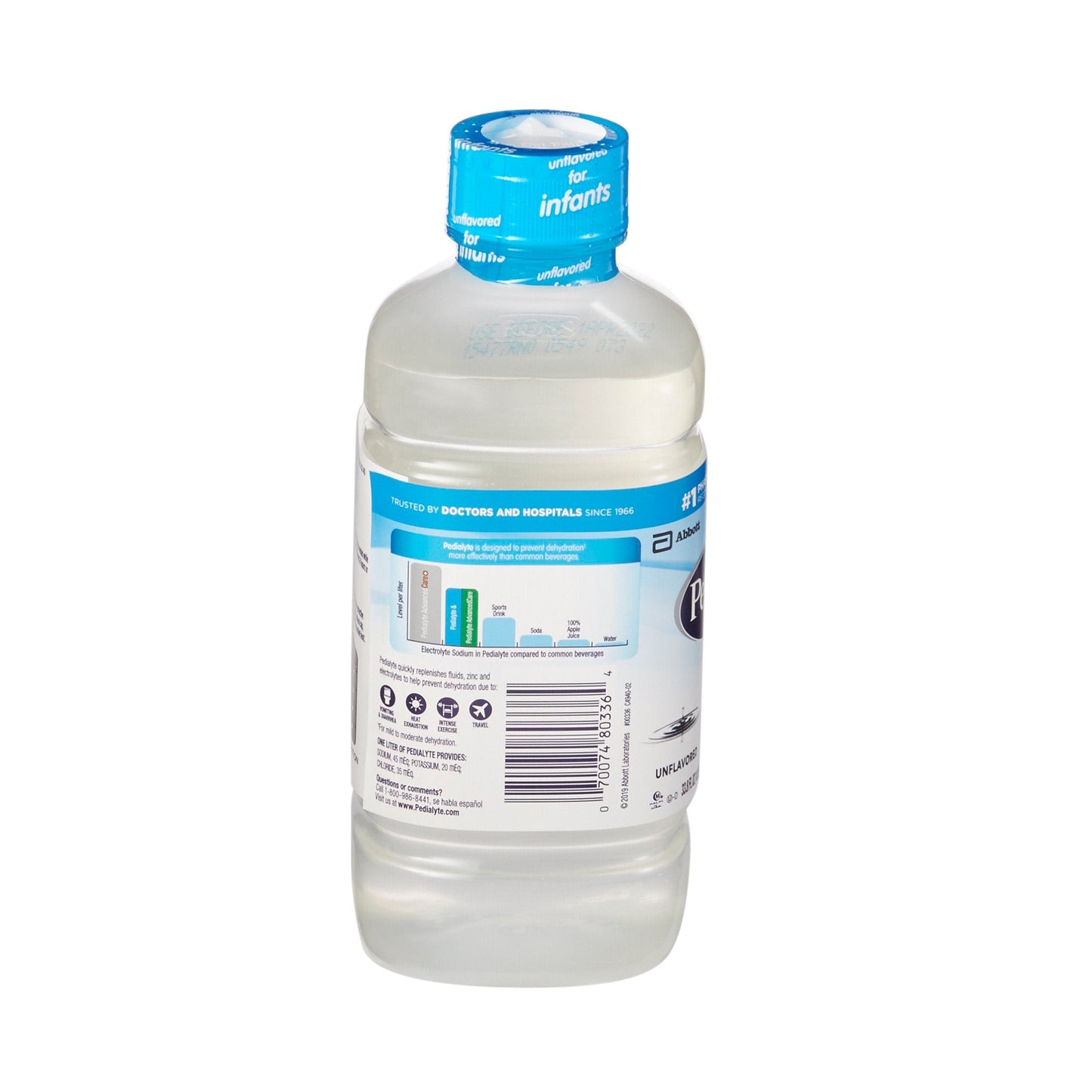 Pedialyte® Strawberry Electrolyte Solution, 1 Liter Bottle 00336