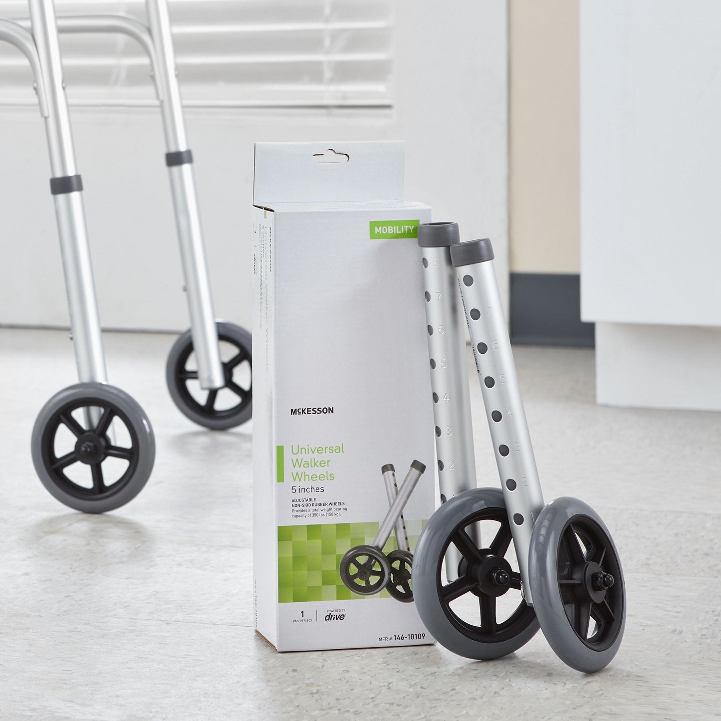 McKesson Walker Wheels, 5-inch Diameter 146-10109