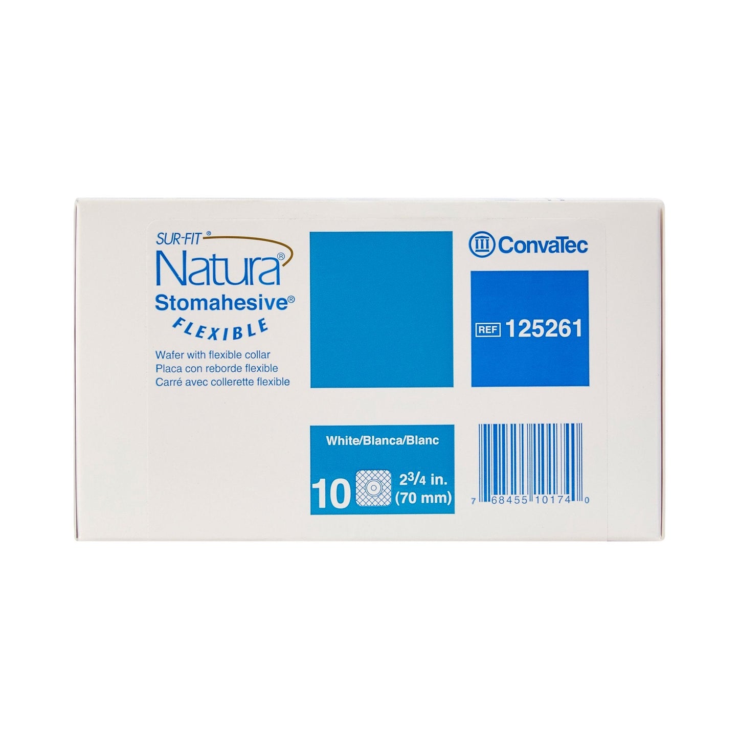 Sur-Fit Natura® Two-Piece Stomahesive® Skin Barrier, 70 mm flange 125261