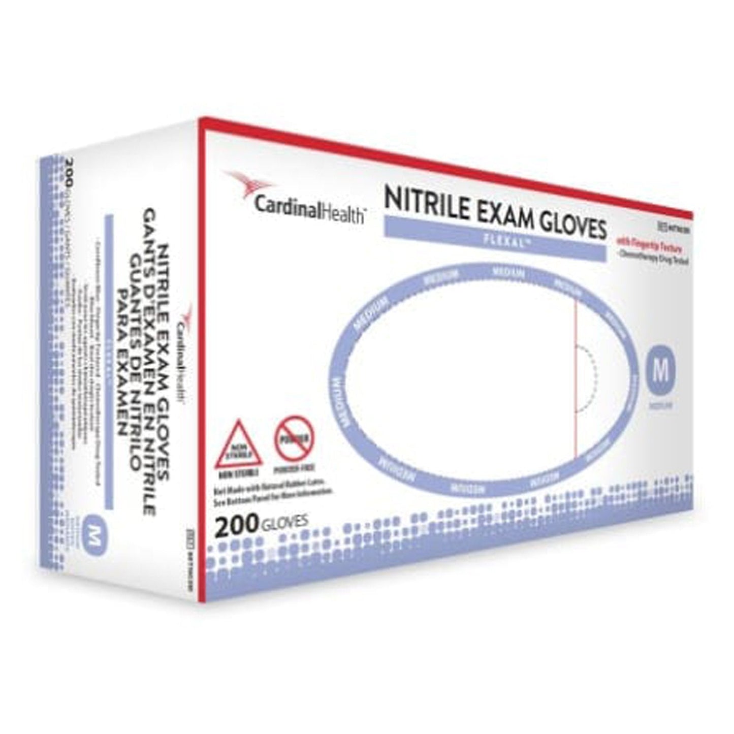 Flexal™ Nitrile Exam Glove, Medium, Blue 88TN03M