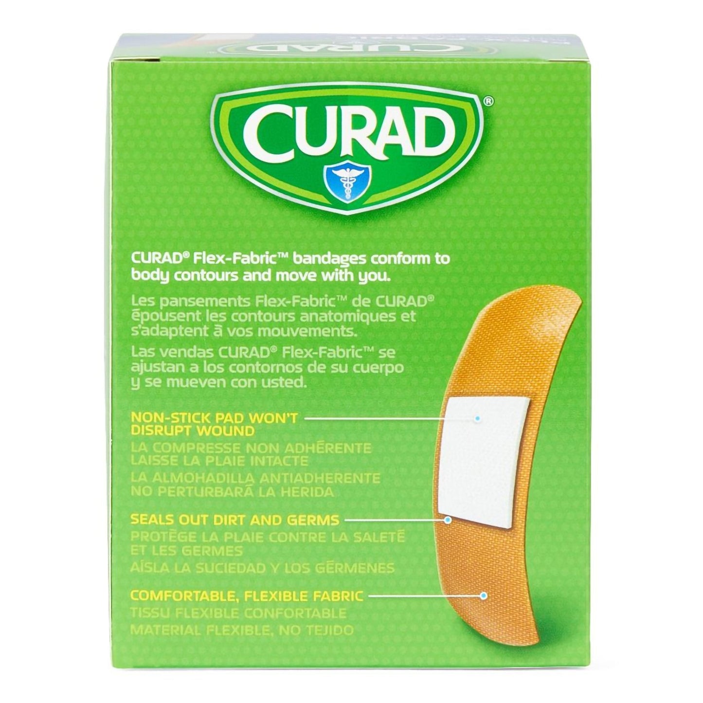 Comfort Cloth® Tan Adhesive Strip, 1 x 3 Inch NON25660
