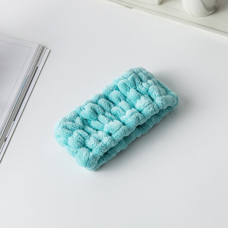 Elastic Plush Face Washing Headband