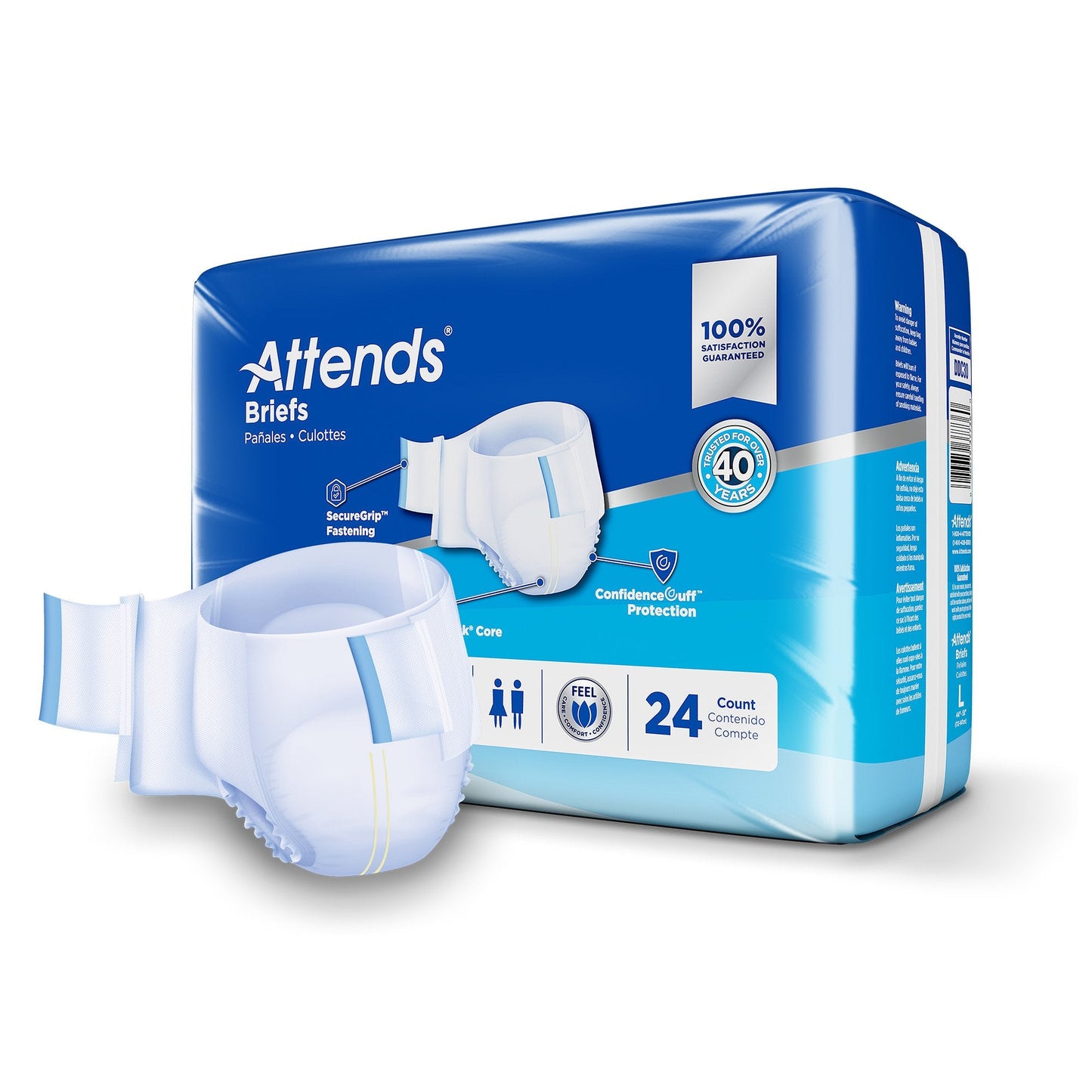 Attends® Advanced Briefs, Large DDC30