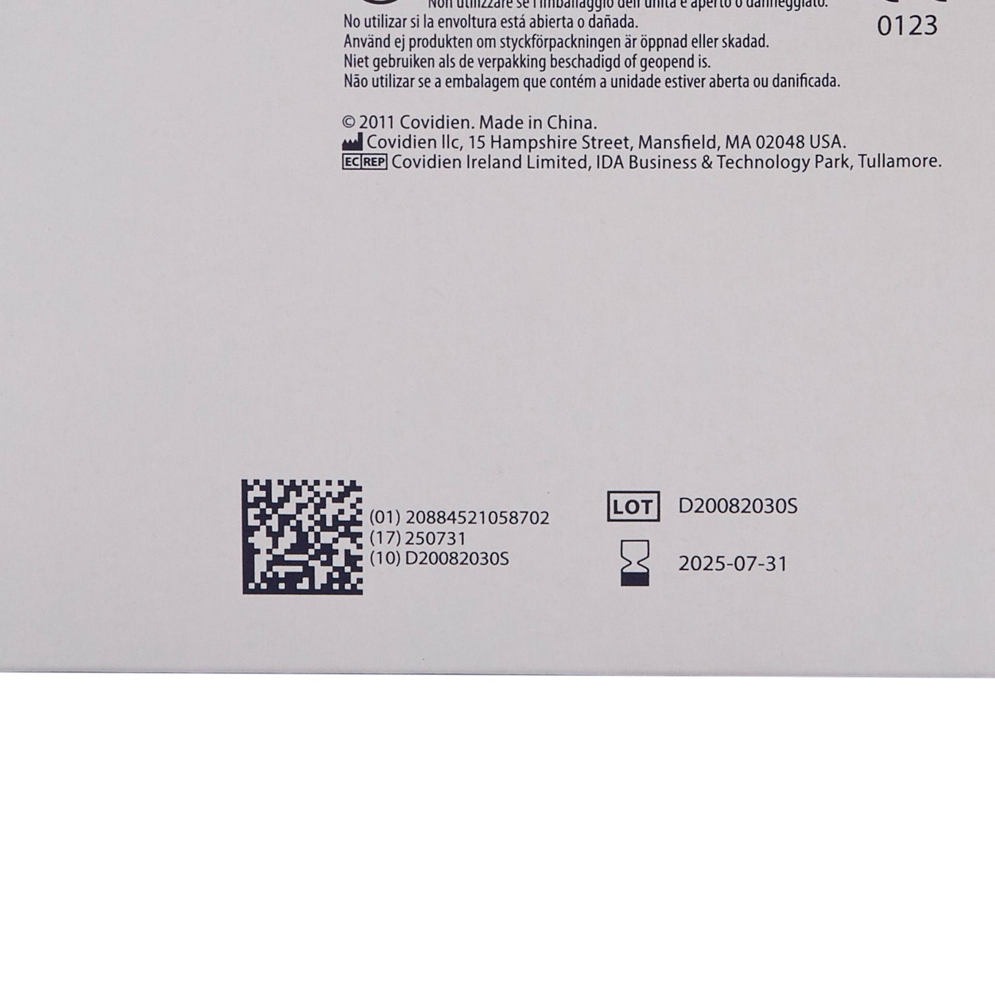 Curity™ Sterile USP Type VII Gauze Sponge, 4 x 4 Inch, 8-Ply 2187-
