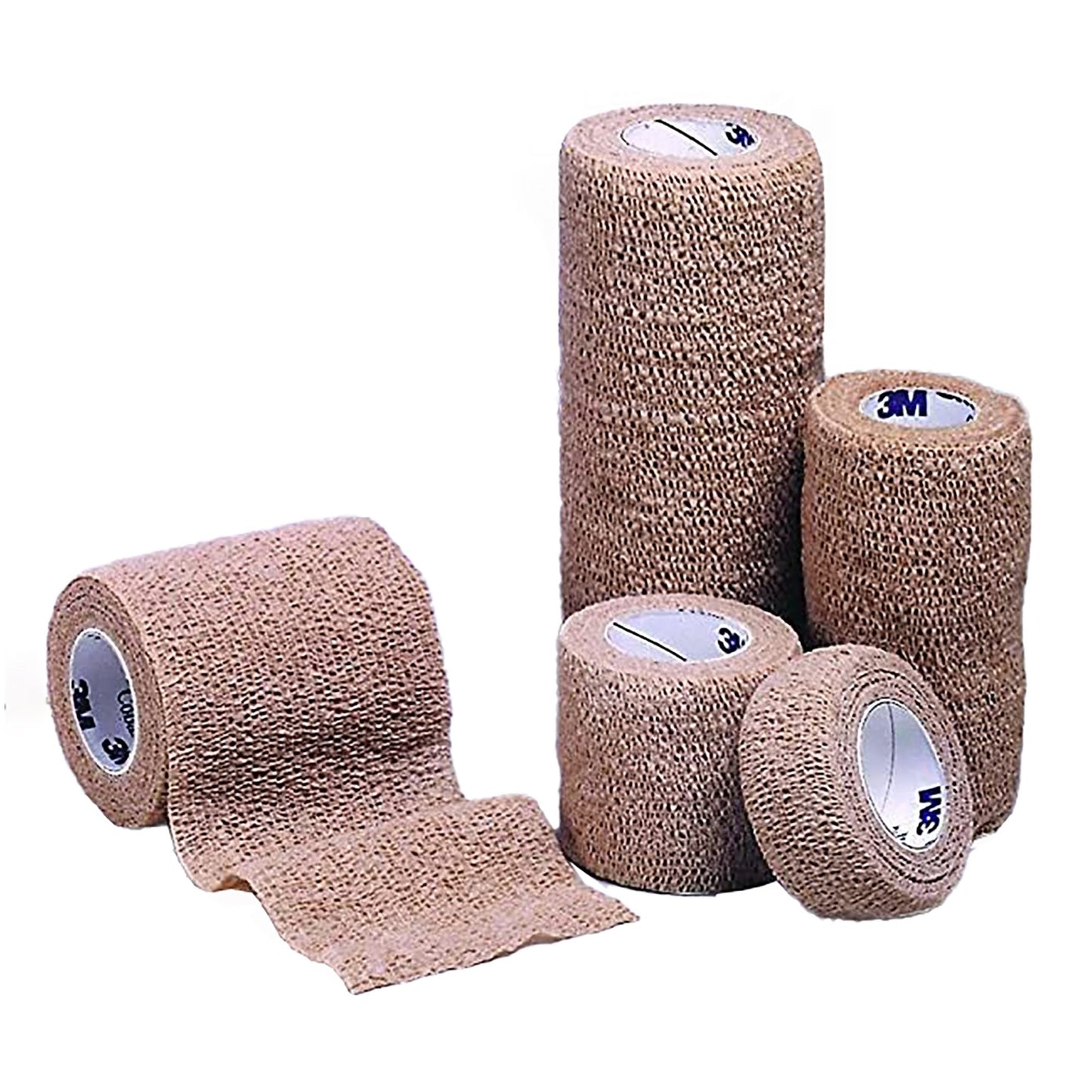3M™ Coban™ Self-adherent Closure Cohesive Bandage, 3 Inch x 5 Yard, Tan 1583
