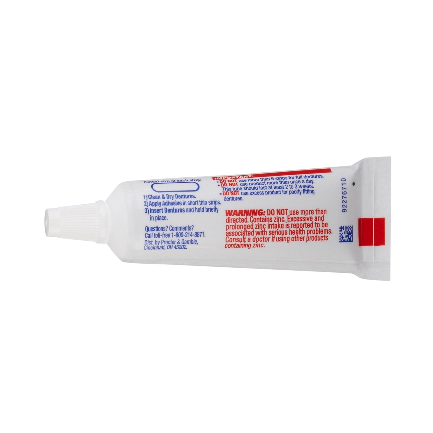 Fixodent Original Denture Adhesive Cream, 0.75 Oz 00076660300378
