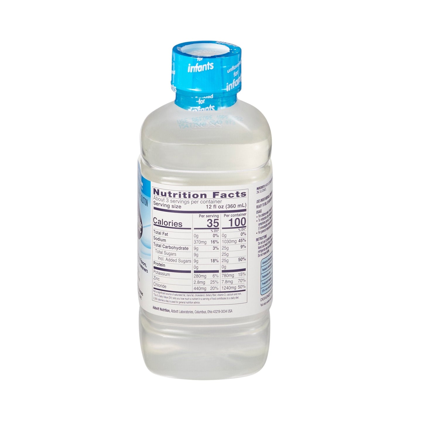 Pedialyte® Strawberry Electrolyte Solution, 1 Liter Bottle 00336