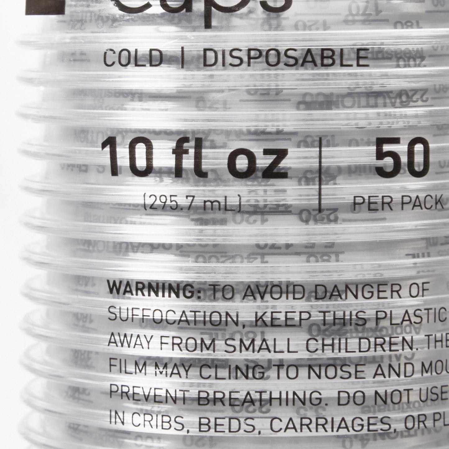 McKesson Graduated Drinking Cup, 10 oz., Clear 16-PDC10G