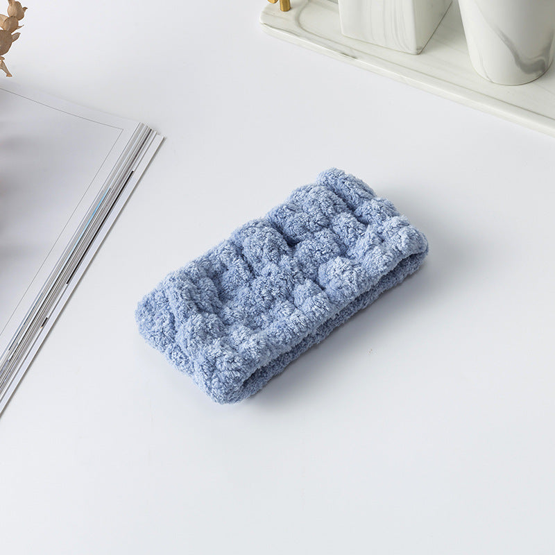 Elastic Plush Face Washing Headband