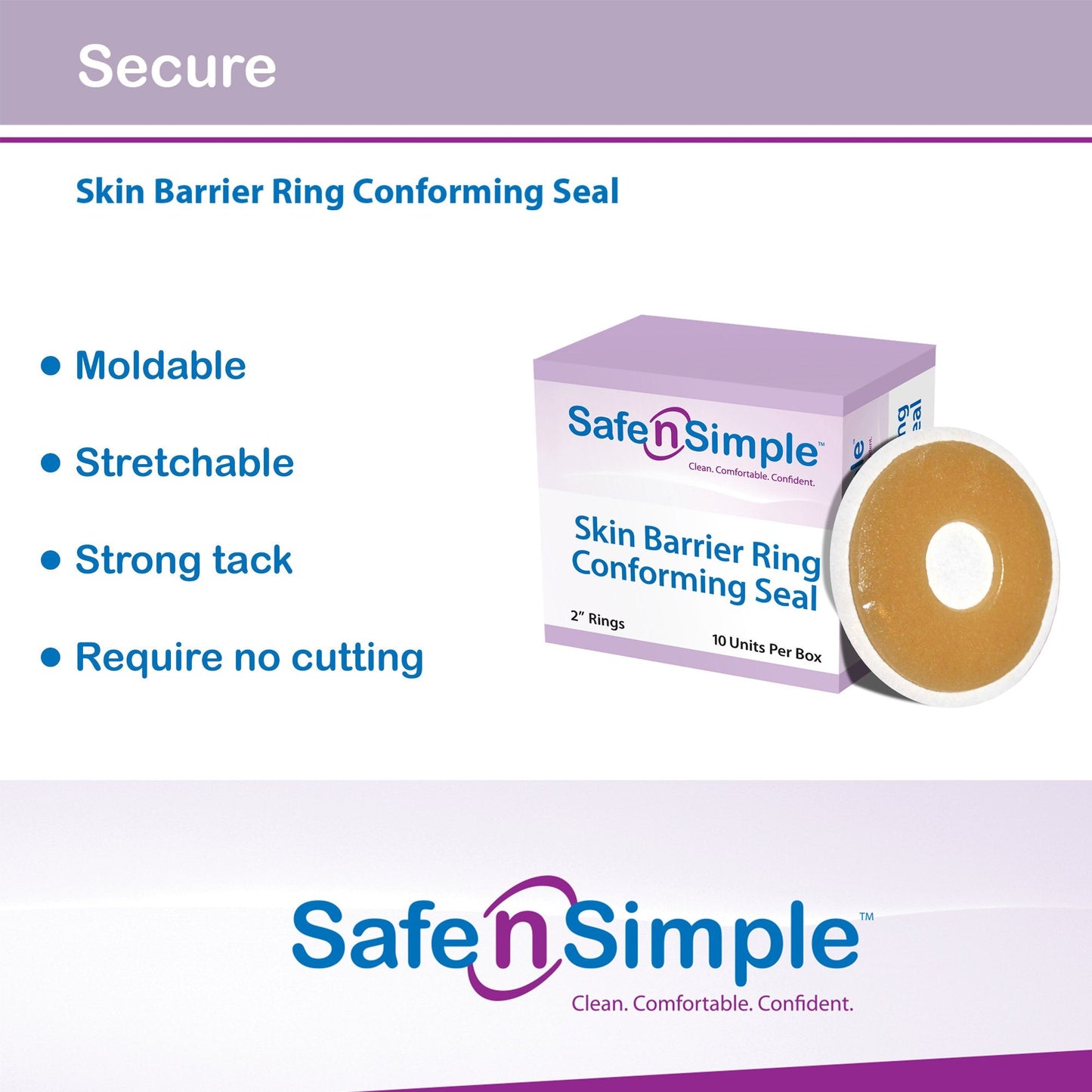 Safe-n'Simple Adhesive Barrier Ring SNS684U2