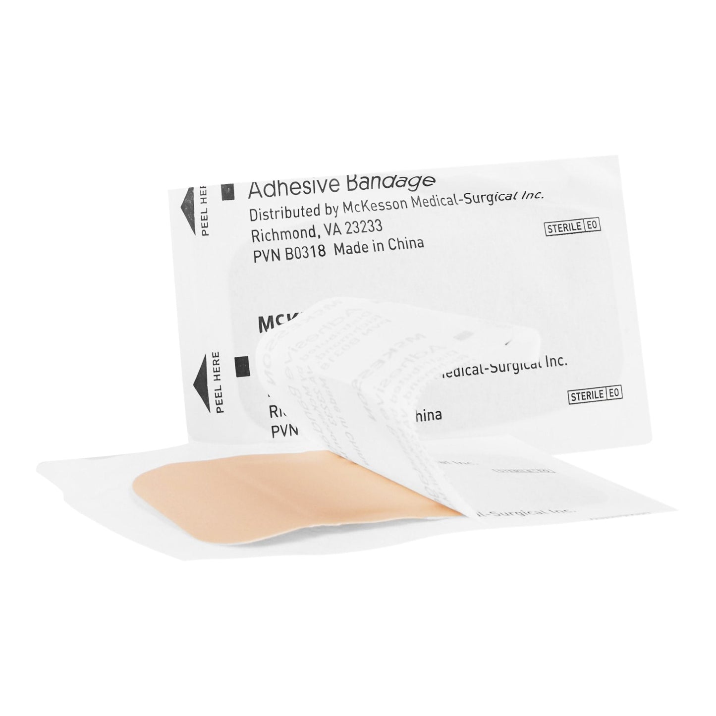 McKesson Tan Adhesive Strip, 2 x 4 Inch 16-4825