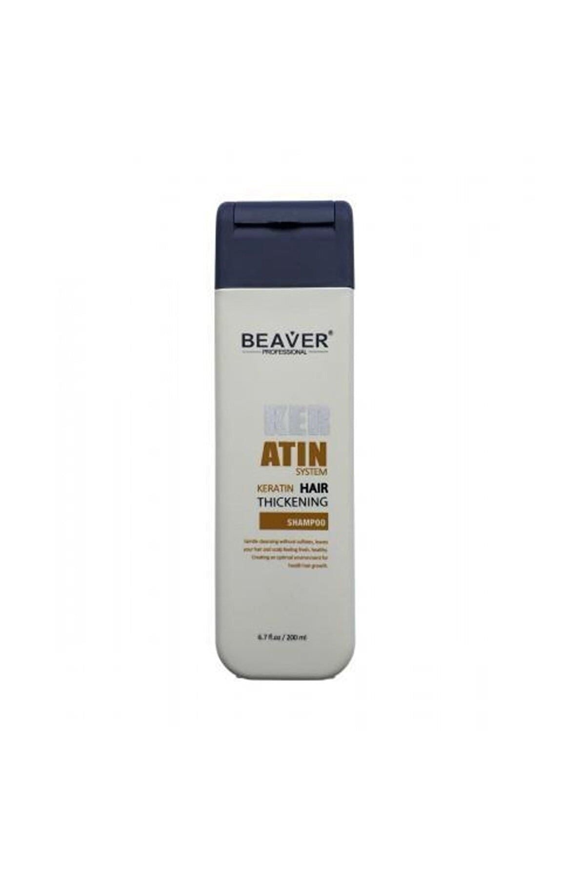 Beaver Keratin Hair Thickening Shampoo 200 ml