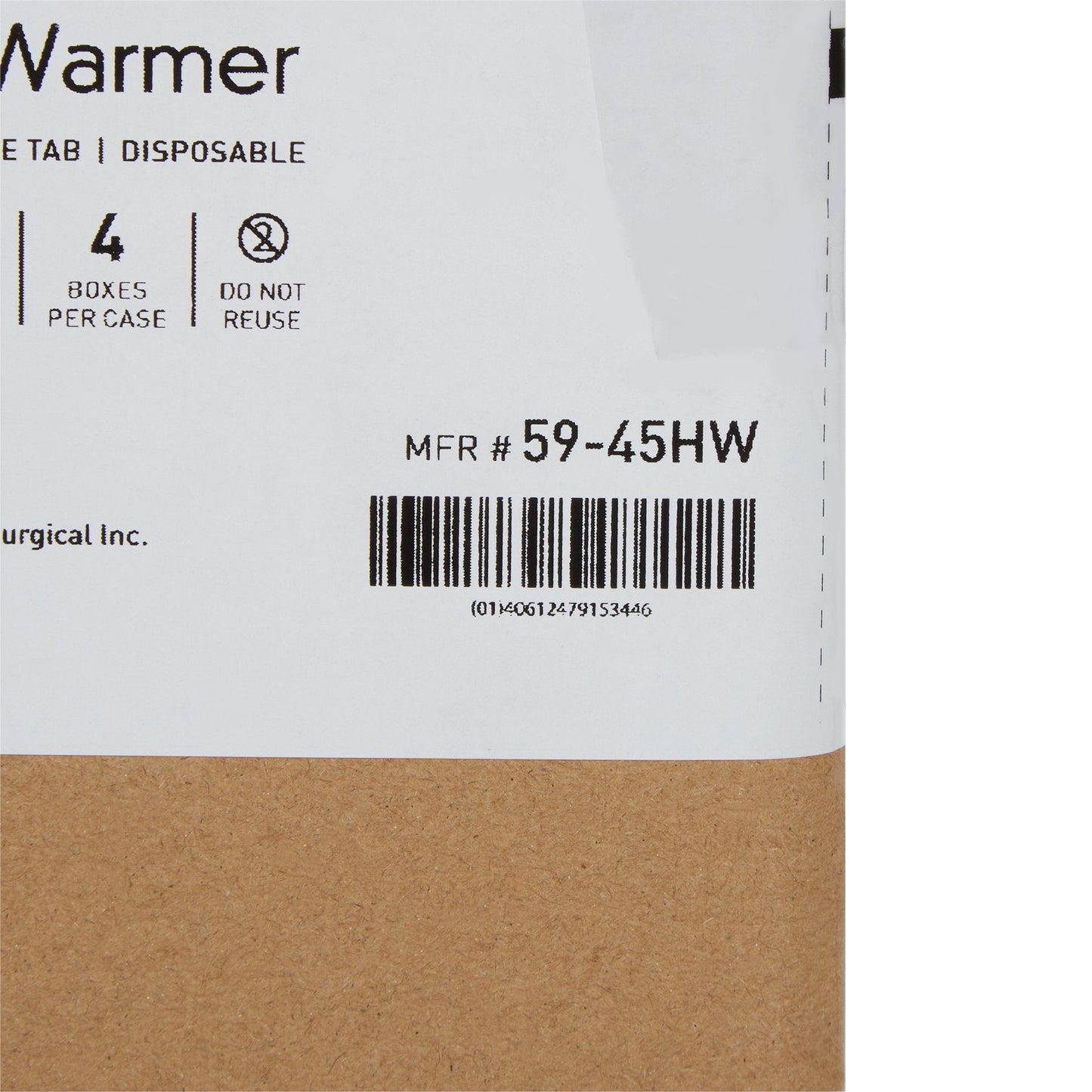McKesson Infant Heel Warmer, 3¾ x 5½ Inch 59-45HW