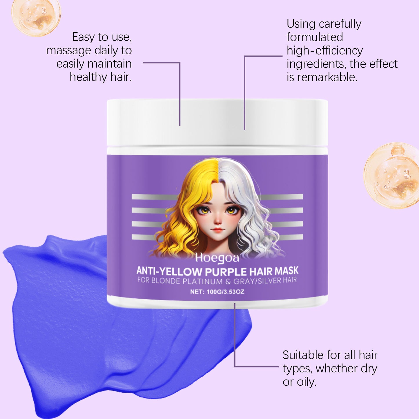 Deep Nourishing Purple Hair Mask