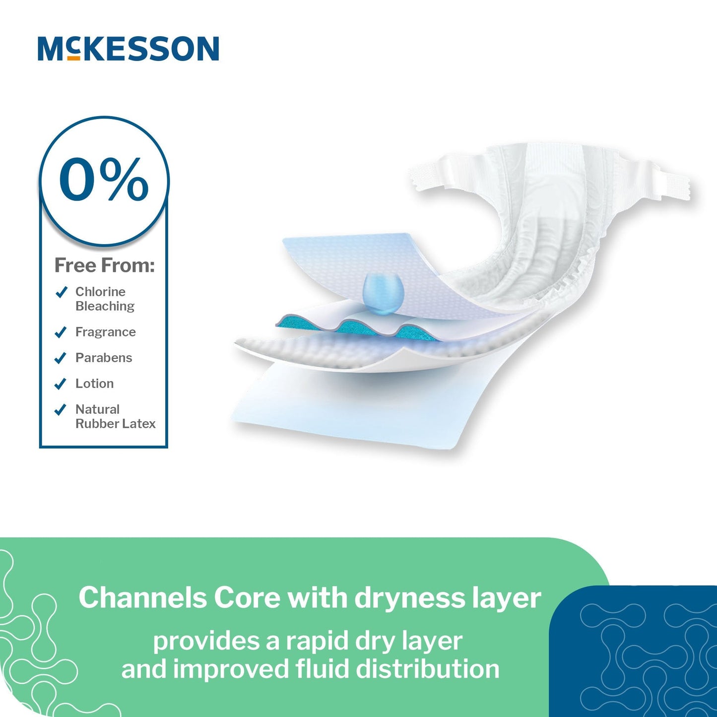 McKesson Baby Diapers, Size 2 BD-SZ2