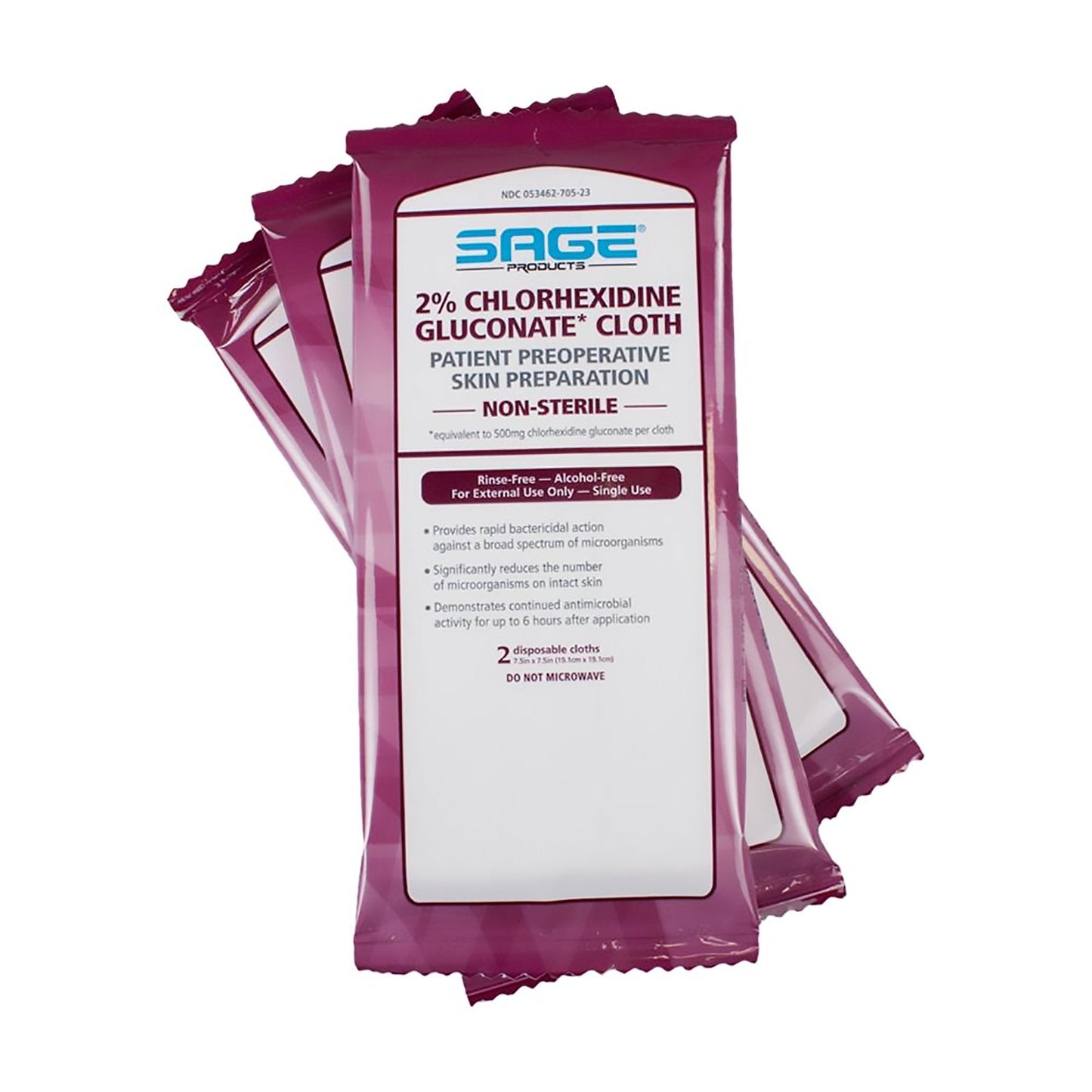 Sage® Surgical Scrub Wipe 9705