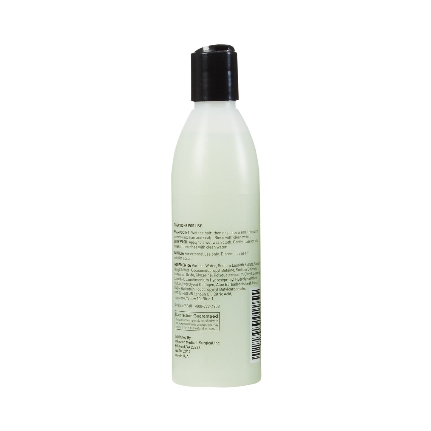 McKesson Shampoo and Body Wash, Cucumber Melon Scent, 8 oz. Squeeze Bottle 53-27903-8