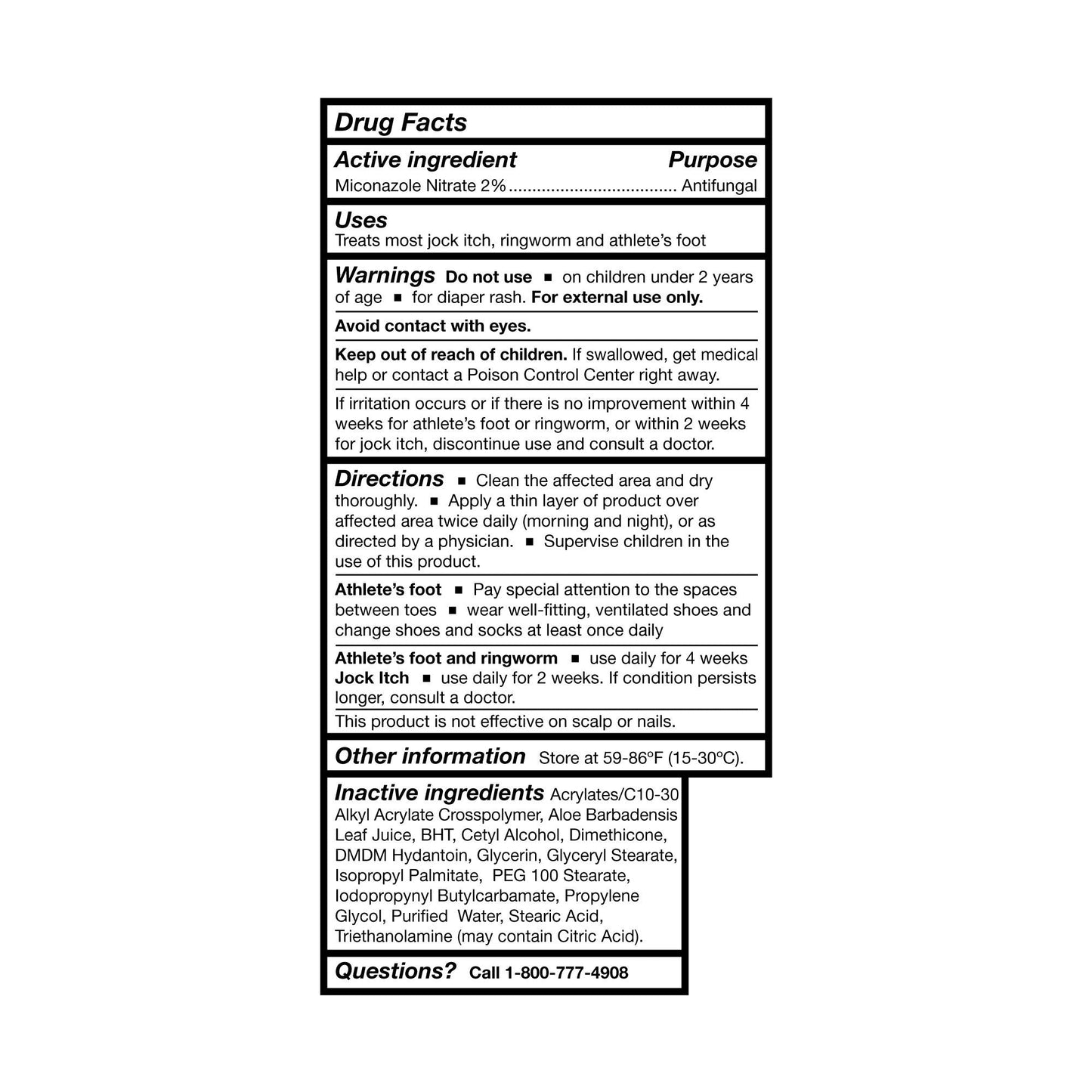 McKesson Miconazole Nitrate Antifungal Cream 53-6391