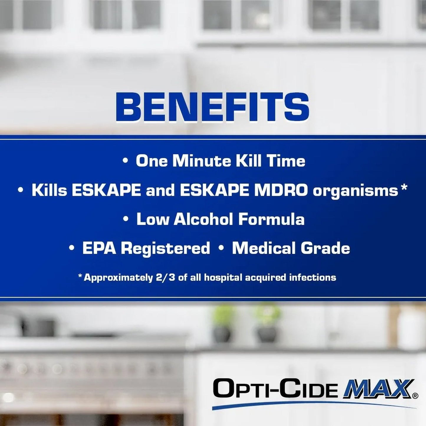 Opti-Cide® Max Surface Disinfectant Cleaner Wipes M60034