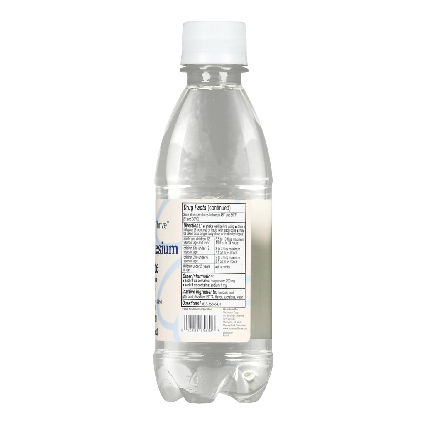Foster & Thrive™ Magnesium Citrate Laxative, Lemon Flavor, 10-ounce bottle 70677111101