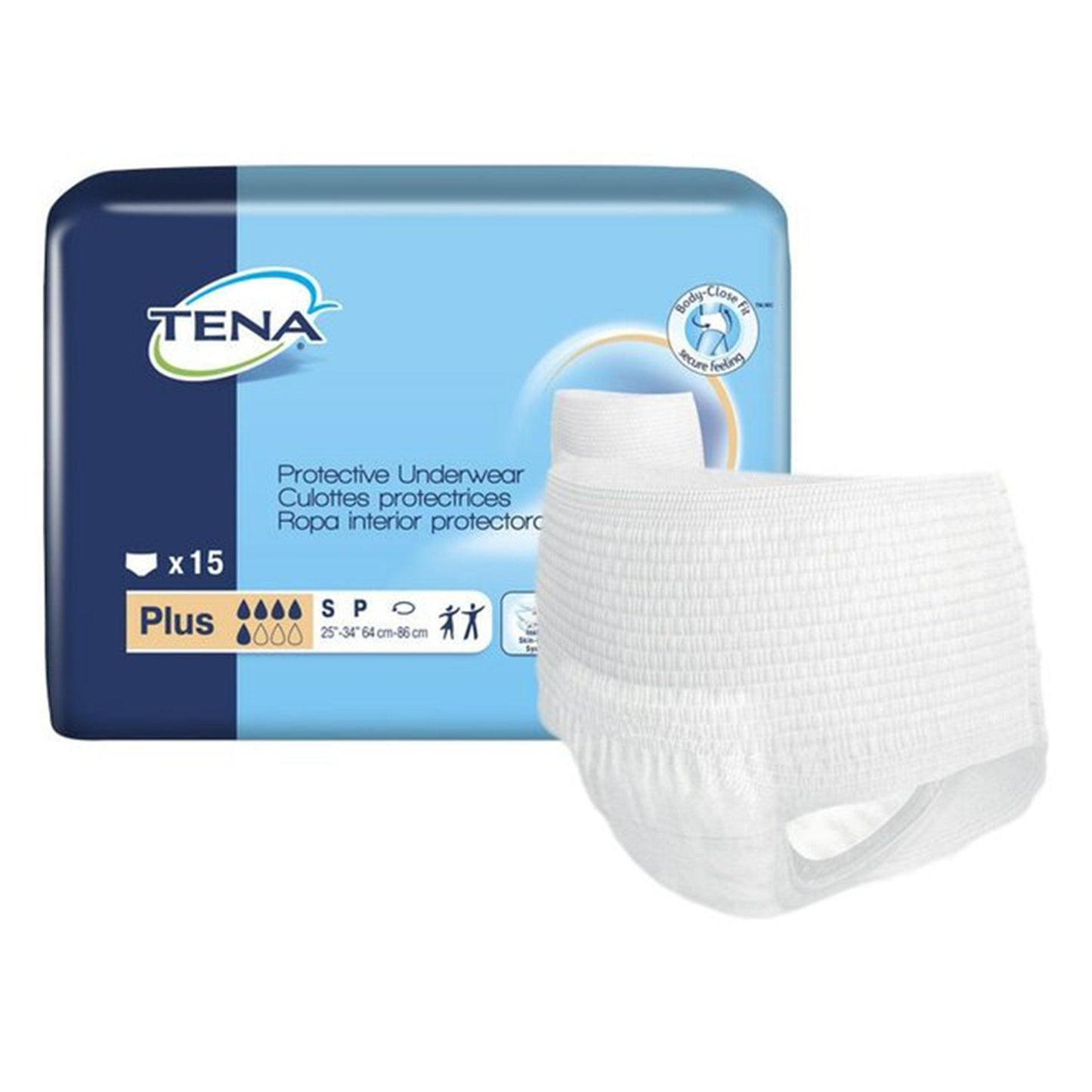 Tena® ProSkin™ Plus Fully Breathable Absorbent Underwear, 2X-Large 72508