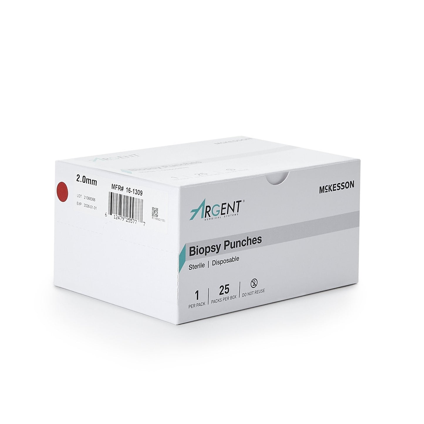 McKesson Argent™ Disposable Biopsy Punches, 2.0 mm 16-1309