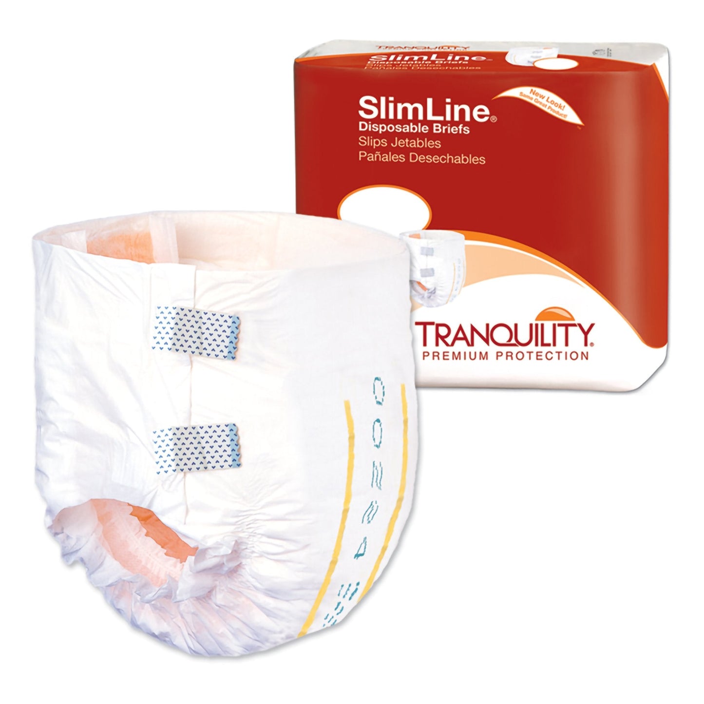 Tranquility® SlimLine® Heavy Protection Incontinence Brief, Extra Small 2166