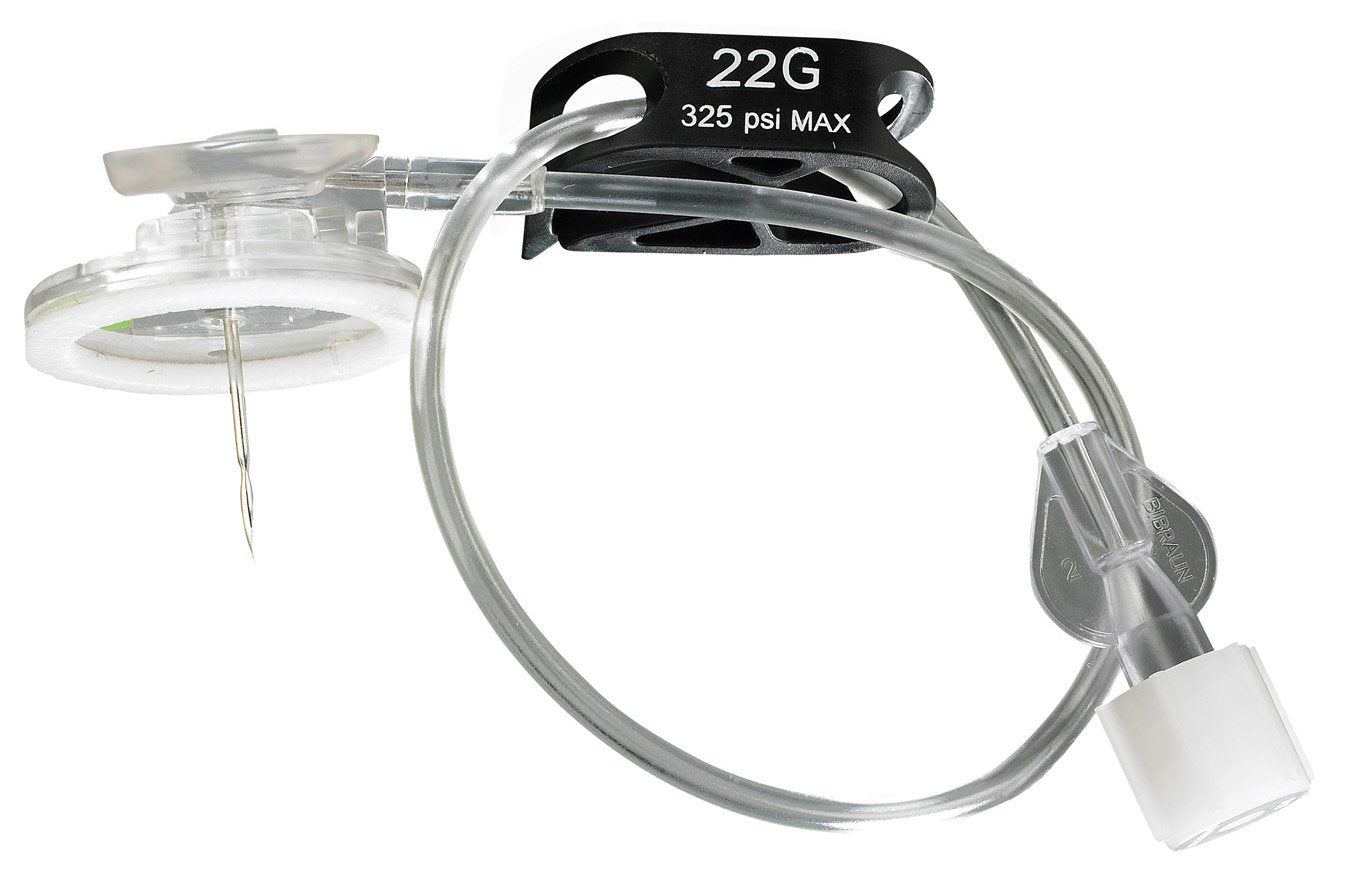 Huber Needle Infusion Set Surecan™ Safety II 20 Gauge 0.8 Inch 7-1/2 Inch Tubing Without Port - 4447006-02