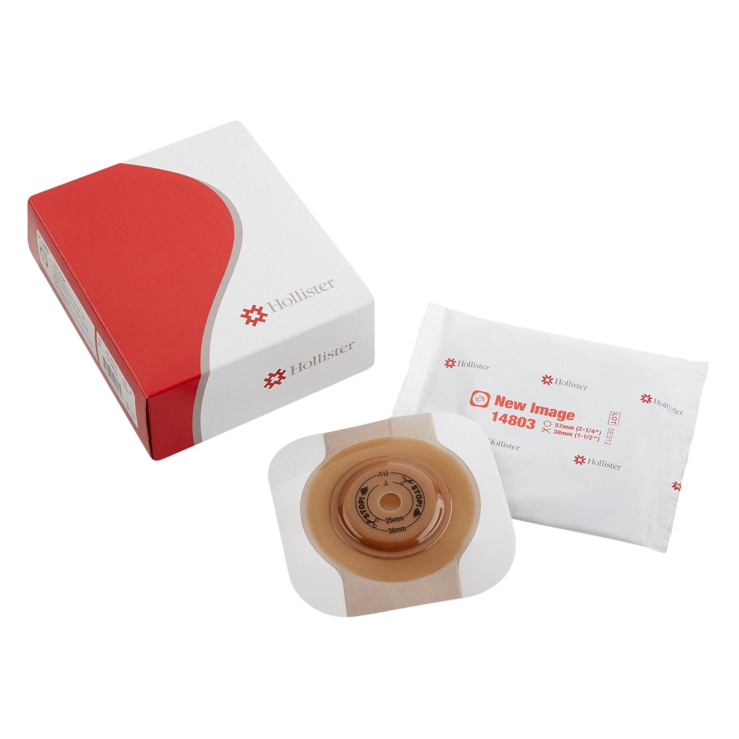 FlexTend Extended Wear Ostomy Barrier, 57 mm Flange, up to 1.5 Inch Opening 14803