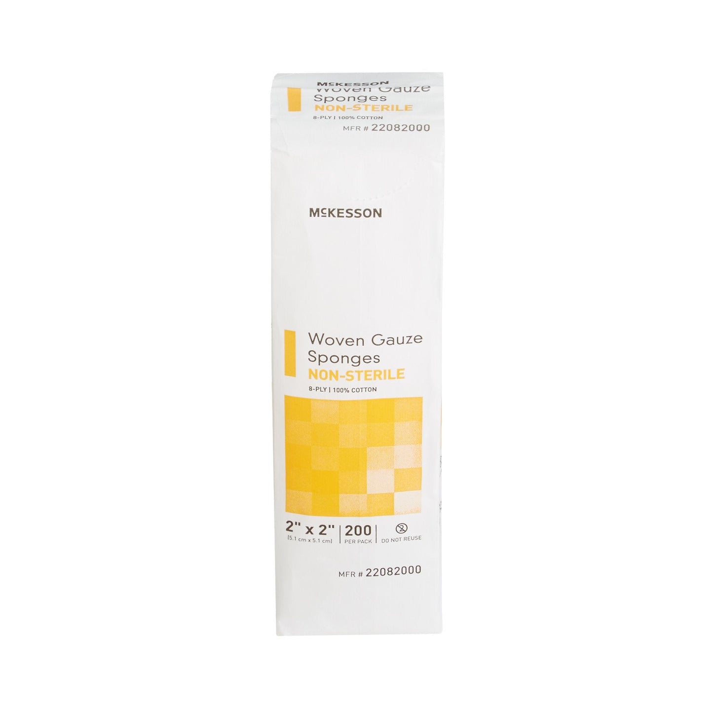 McKesson Gauze Sponge, 2 x 2 Inch, 8-Ply 22082000