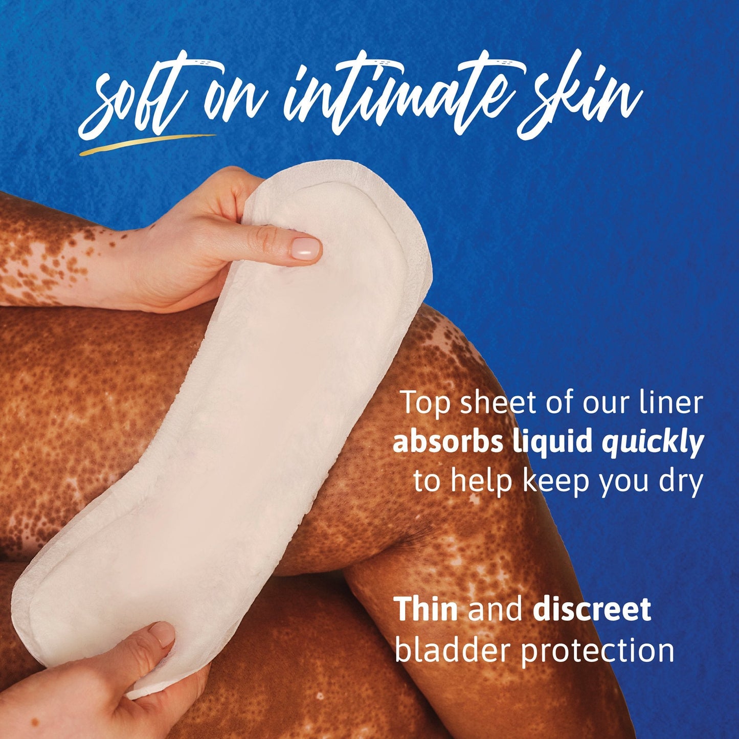 Tena Sensitive Care™ Ultra Thin Light Regular Bladder Control Pad, 9-Inch Length 54358