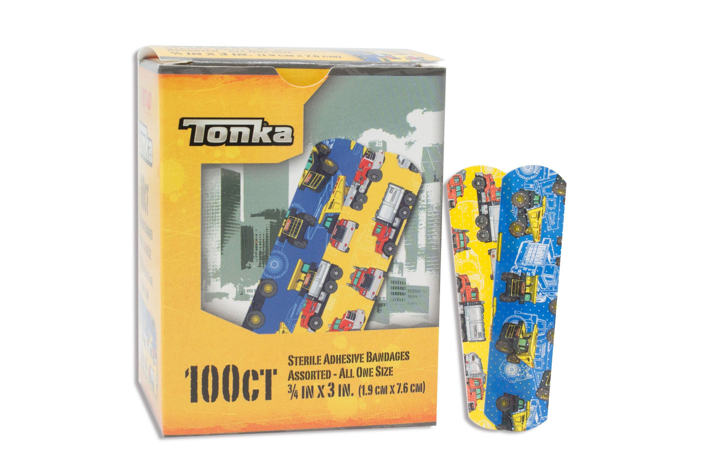 American® White Cross Stat Strip® Tonka Design Adhesive Strip,¾ x 3 Inch 10849