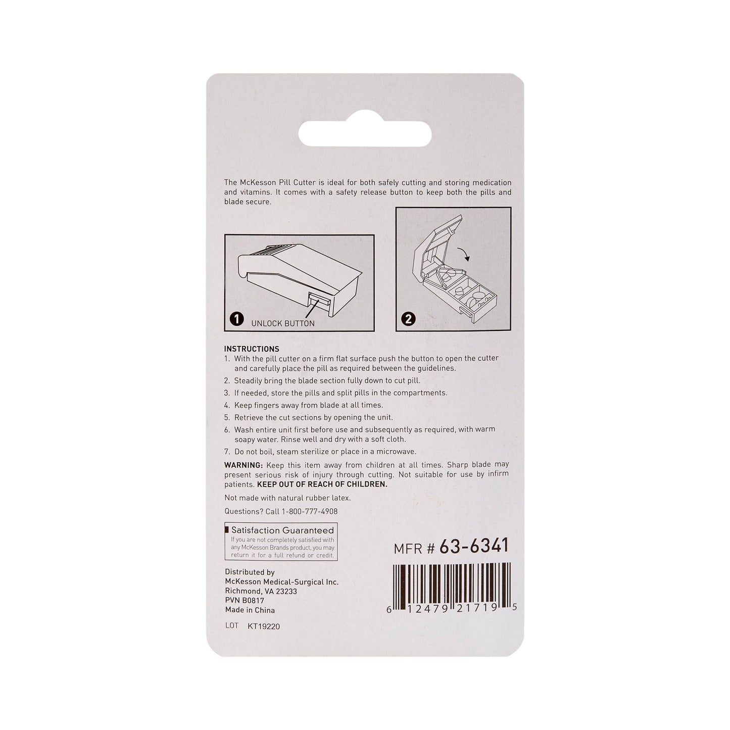 McKesson Pill Cutter 63-6341