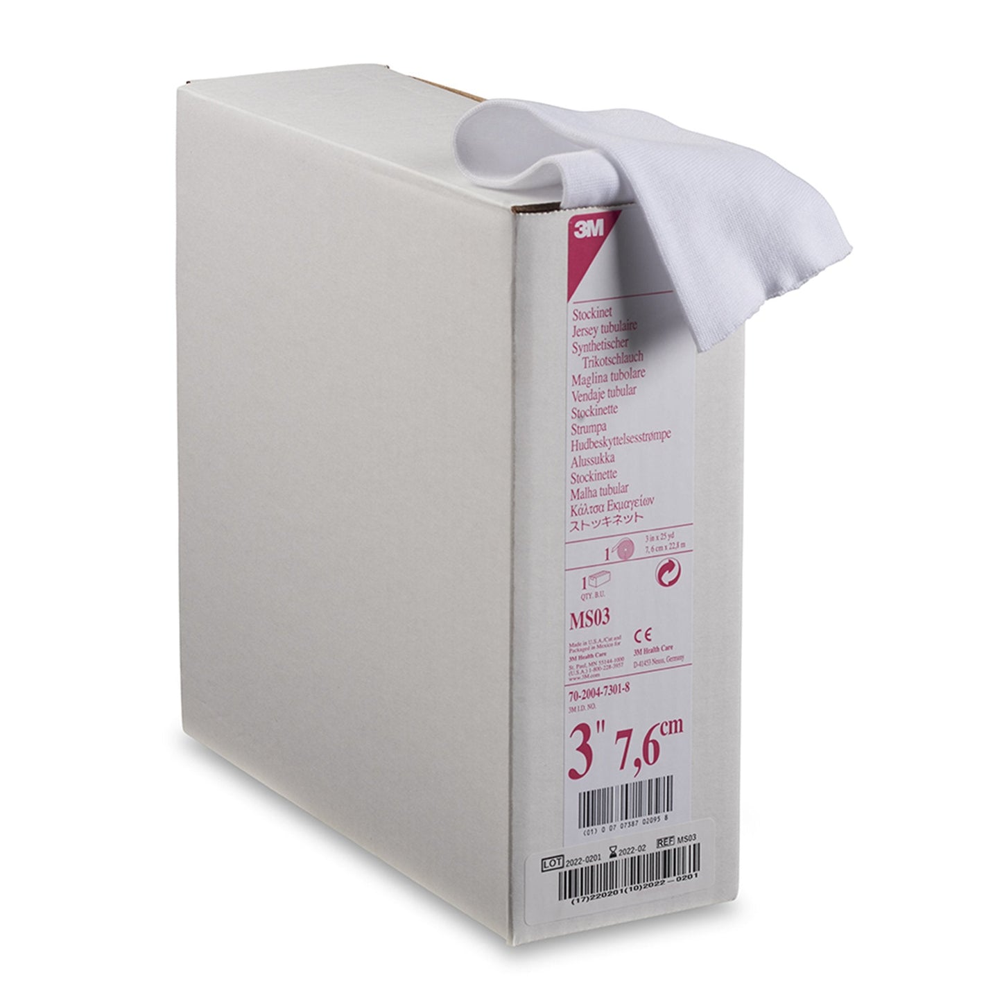3M™ Synthetic Cast Stockinette, 3 Inch x 25 Yard MS03
