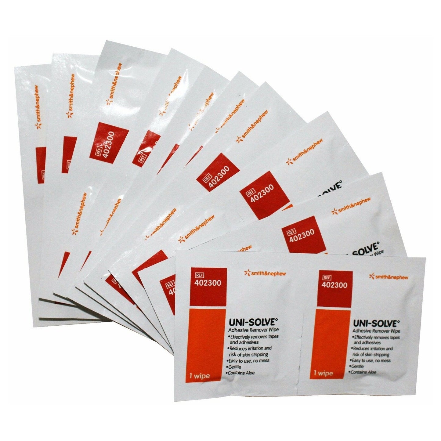 Uni-Solve™ Adhesive Remover, 2.5 x 2.5 Inch Wipe 402300